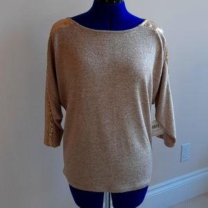 Sequin Sleeve Top
